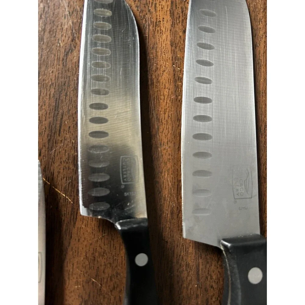 Chicago Cutlery Steak Knife Set Black Handles Set Of 4